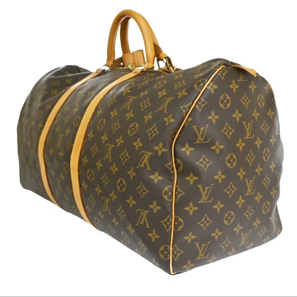Authentic Louis Vuitton Keepall 55 Monogram Canvas - Picture 4 of 14